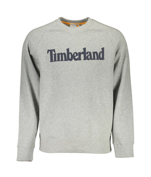 Timberland Gray Cotton Men Sweater