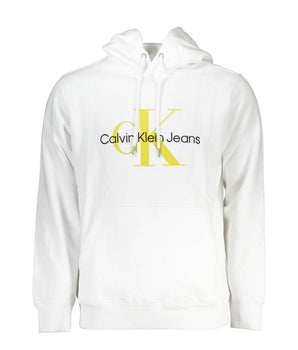 Calvin Klein White Cotton Men Sweater