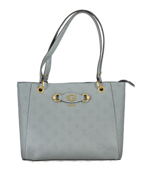 Guess Jeans Blue Polyethylene Handbag