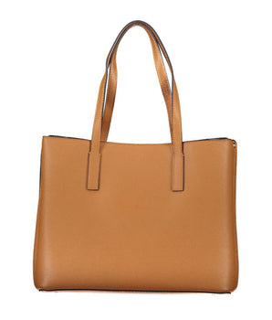 Guess Jeans Brown Polyethylene Handbag