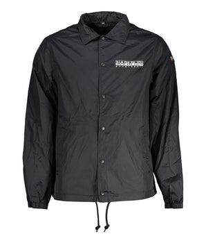 Napapijri Black Polyester Men Jacket