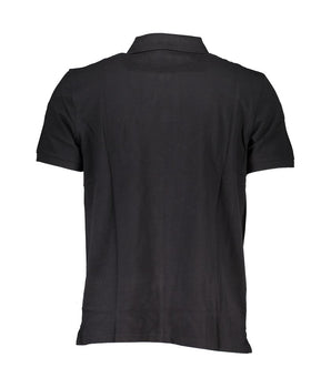 Timberland Black Cotton Polo Shirt