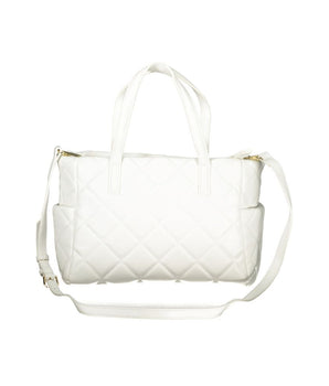 Mario Valentino White Polyethylene Handbag