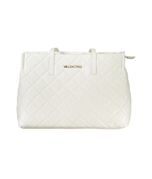 Mario Valentino White Polyethylene Handbag