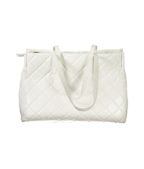 Mario Valentino White Polyethylene Handbag