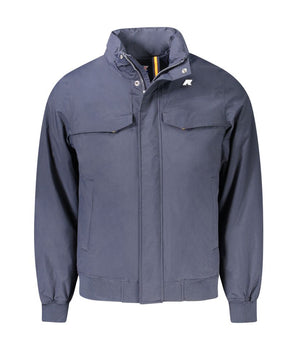K-WAY Blue Polyamide Men Jacket