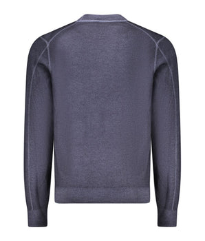 Hugo Boss Blue Wool Sweater