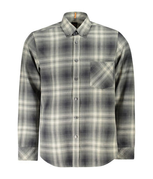 Hugo Boss Green Cotton Shirt