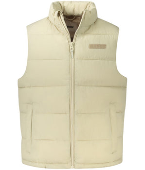 Guess Jeans Beige Polyamide Men Jacket