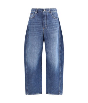 Givenchy Blue Cotton Relaxed Fit Jeans