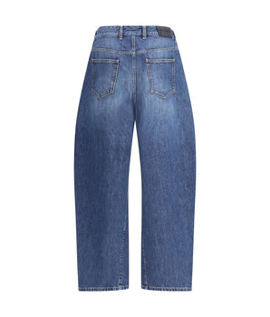 Givenchy Blue Cotton Relaxed Fit Jeans