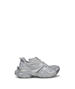 Balenciaga Gray Polyester Platform Sneakers