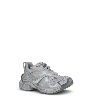 Balenciaga Gray Polyester Platform Sneakers