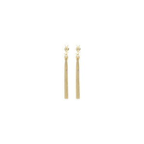 Saint Laurent Bo Pompons Chaines Brass Metal