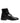 Dolce &amp; Gabbana Black Leather Lace Up Mid Calf Boots Shoes