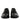 Dolce & Gabbana Black Leather Derby Wingtip Formal Shoes