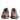 Dolce & Gabbana Brown Leather Distressed Brogue Lace Up Shoes