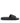 Dolce & Gabbana Black Leather Slides Flats Beachwear Shoes