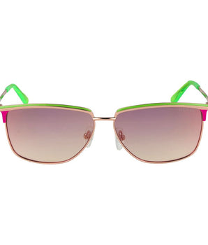 Guess Green Metal Sunglasses