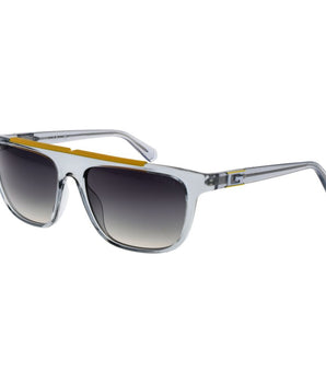 Guess Gray Stainless Steel Sunglasses