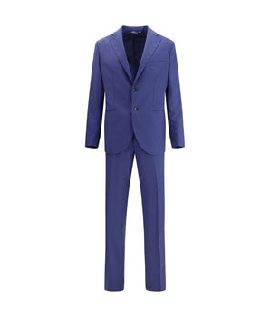 Gi Capri striped virgin wool suit