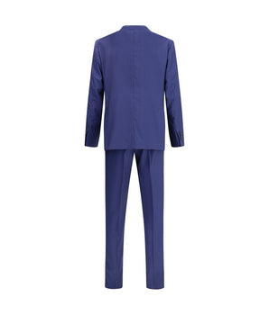 Gi Capri striped virgin wool suit