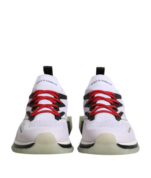 Dolce &amp; Gabbana White Sorrento Sport Stretch Tennis Shoes