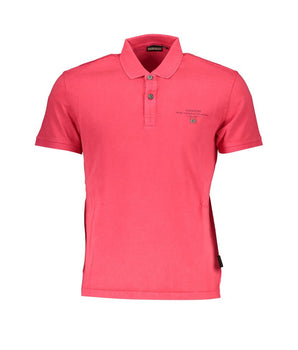 Napapijri Pink Cotton Polo Shirt