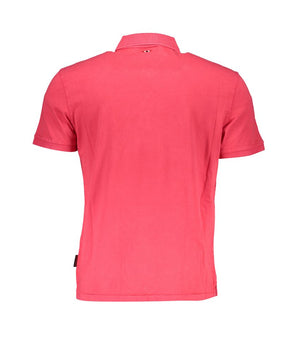 Napapijri Pink Cotton Polo Shirt