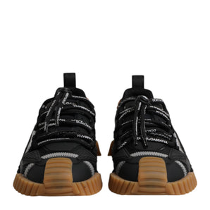 Dolce & Gabbana Black NS1 Lace Up Low Top Men Sneakers Shoes