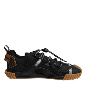 Dolce & Gabbana Black NS1 Lace Up Low Top Men Sneakers Shoes