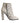 Dolce & Gabbana Off White Leather Heels Ankle Boots Shoes