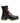 Dolce & Gabbana Maroon Leather Mid Calf Biker Boots Shoes