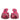 Dolce & Gabbana Pink Leather Heels Slides Sandals Shoes