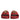 Dolce & Gabbana Red Devotion Matelassé Leather Slides Shoes