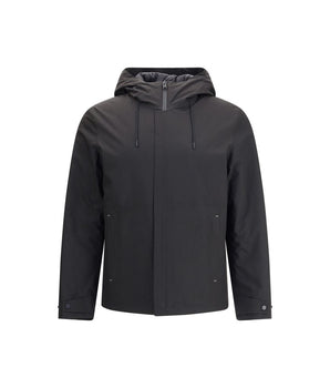 Woolrich Black Polyester Shell Jacket