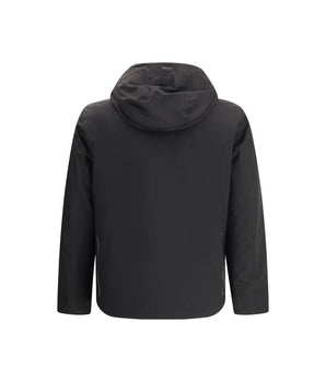 Woolrich Black Polyester Shell Jacket