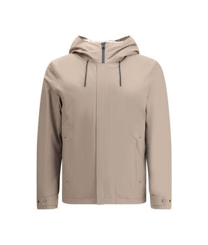 Woolrich Beige Polyester Shell Jacket
