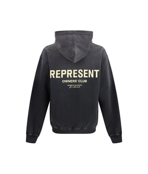 Represent Black Cotton Sweatshirt
