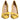 Valentino Yellow Patent Leather PVC Bow Heels Pumps Shoes