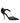 Dolce & Gabbana Black Mesh T-strap Stiletto High Heels Shoes