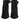 Dolce & Gabbana Black Silk Stretch Mesh Sock Boots Shoes