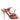 Dolce & Gabbana Coral Python Leather Heels Sandals Shoes