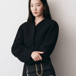 Jacquemus Le Grand Bambino Black Bag