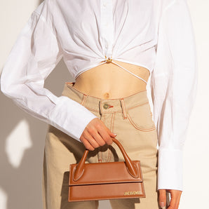 Jacquemus Le Chiquito Long Brown Bag
