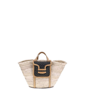 Pierre Hardy Beige Raffia Shoulder Bag