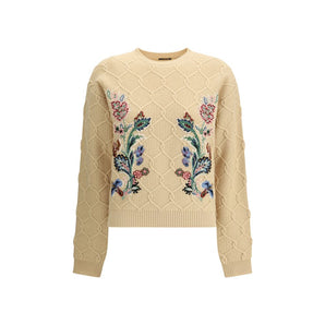 Etro Floral Embroidered Sweater