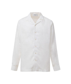 Gran Sasso White Linen Shirt