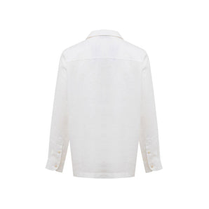 Gran Sasso White Linen Shirt