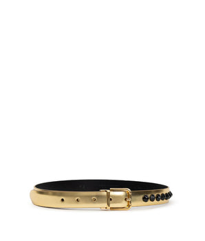 Dolce &amp; Gabbana Gold Regular Leather Belt